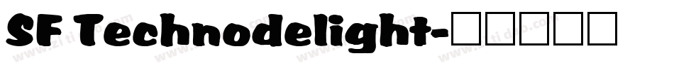 SF Technodelight字体转换